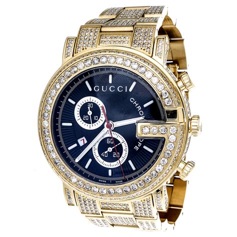 gucci chain for men|gucci diamond watch for men.